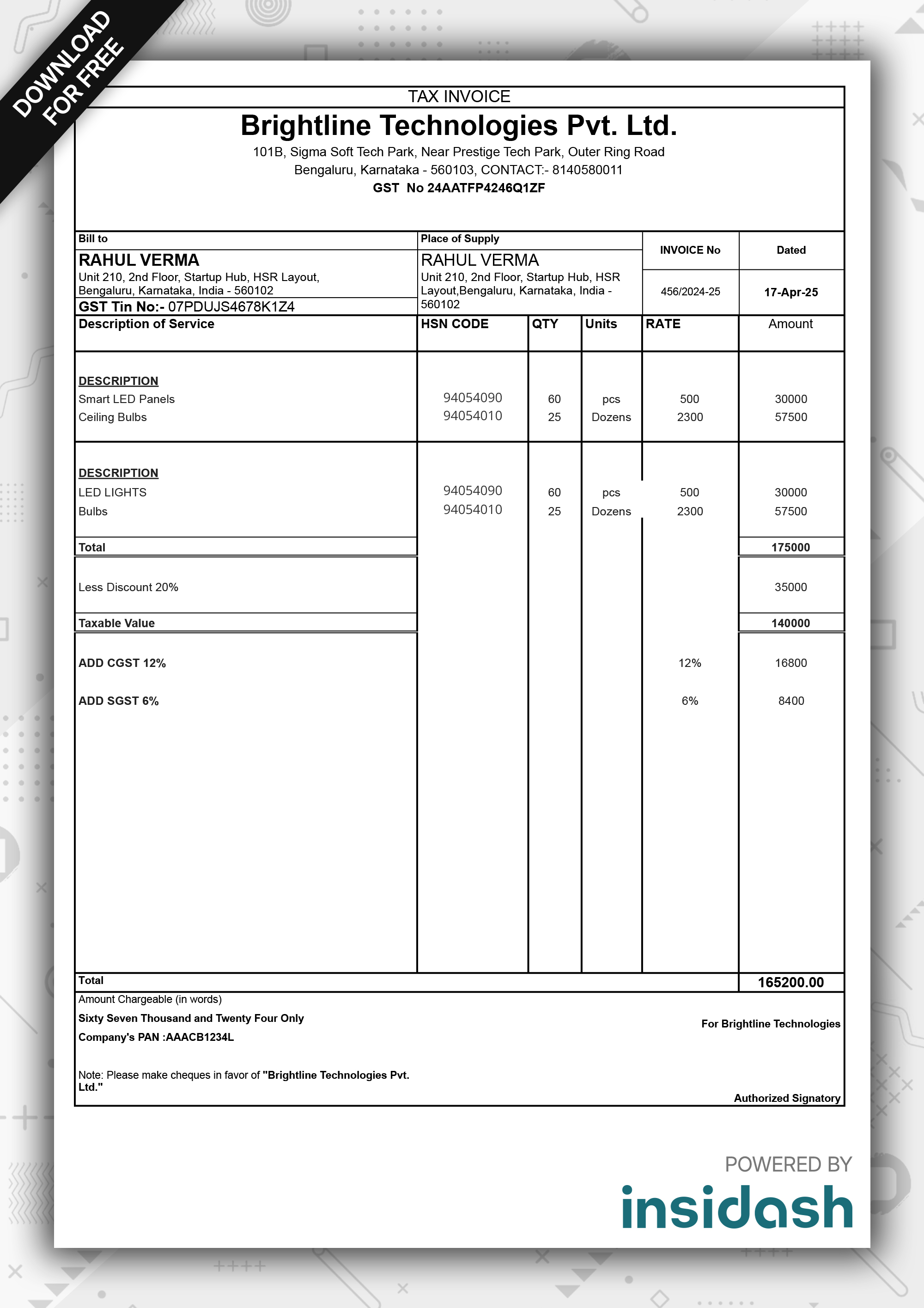 GST Format 03